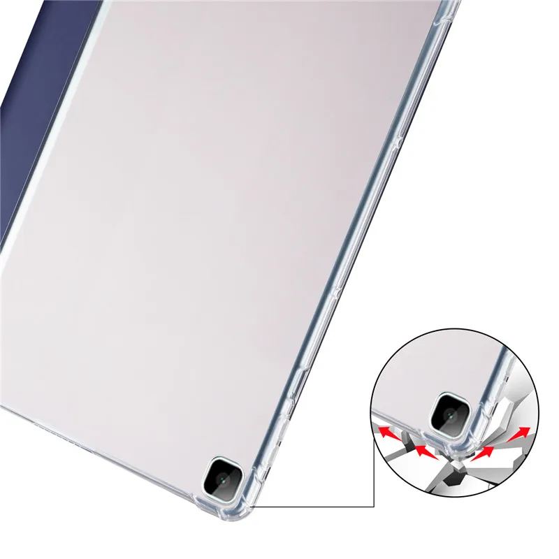 For Matepad T10S Case With Pencil Holder Tablet PU Leather Flip Shell For Huawei Matepad T10 Cover Soft TPU Back Coque + Gift_voghion.com