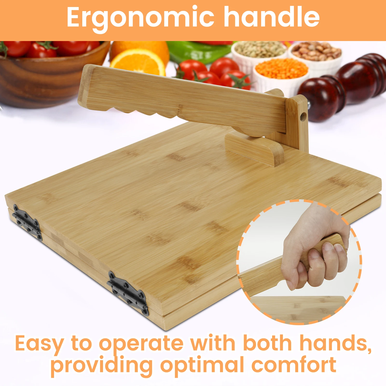 Bamboo Tortilla Presser 25Pcs 10 Inch
