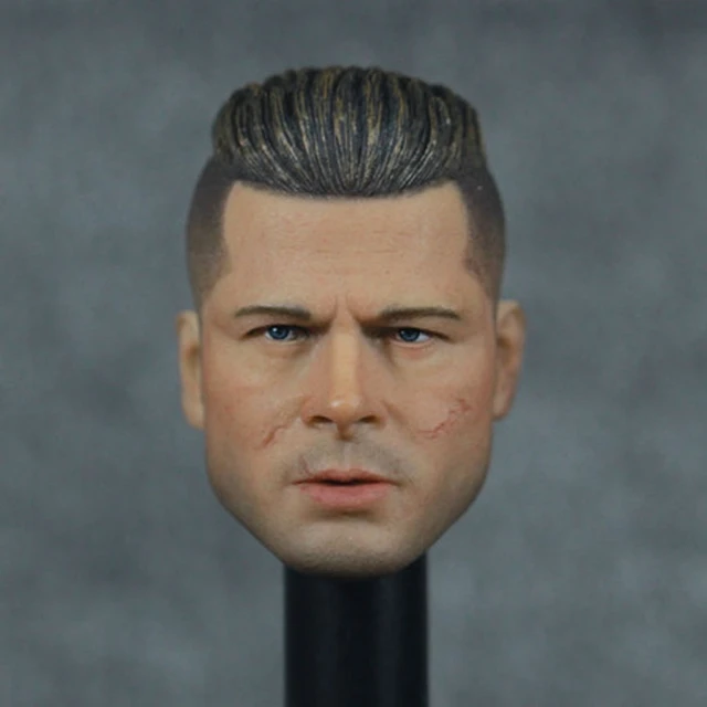 Testa Scolpita Maschile Asiatica 1/6 Per Action Figure – PVC, Senza Barba, Per Modellismo E Collezione