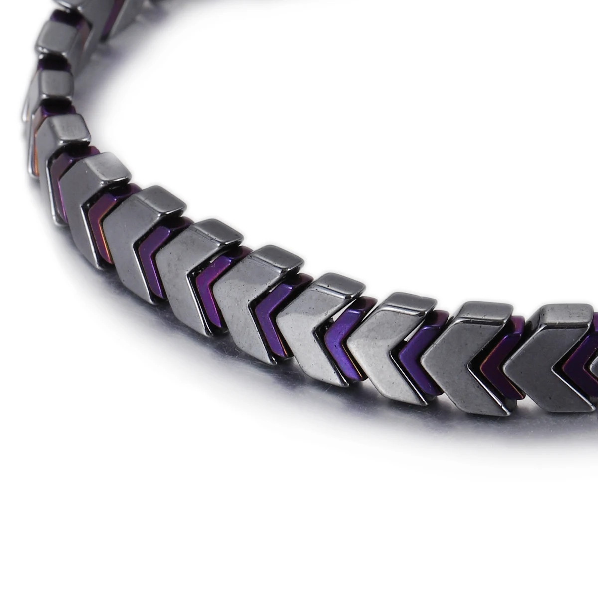 New Hematite Stone Arrow Adjustable Bracelet Men Jewelry Weight Loss Magnetic Therapy Beaded Health Care Bracelets Pulsera Gift