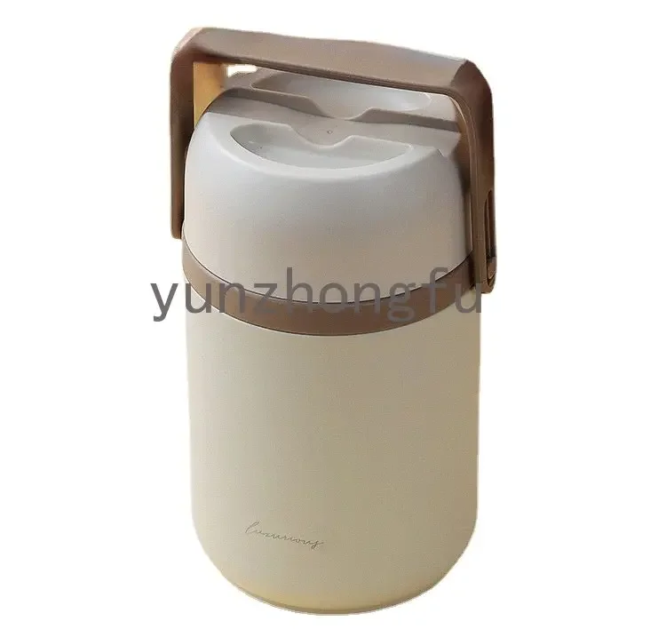

Extra Long Insulation Large Capacity Multi-Layer Bento Box Office Worker Portable Soup Pot
