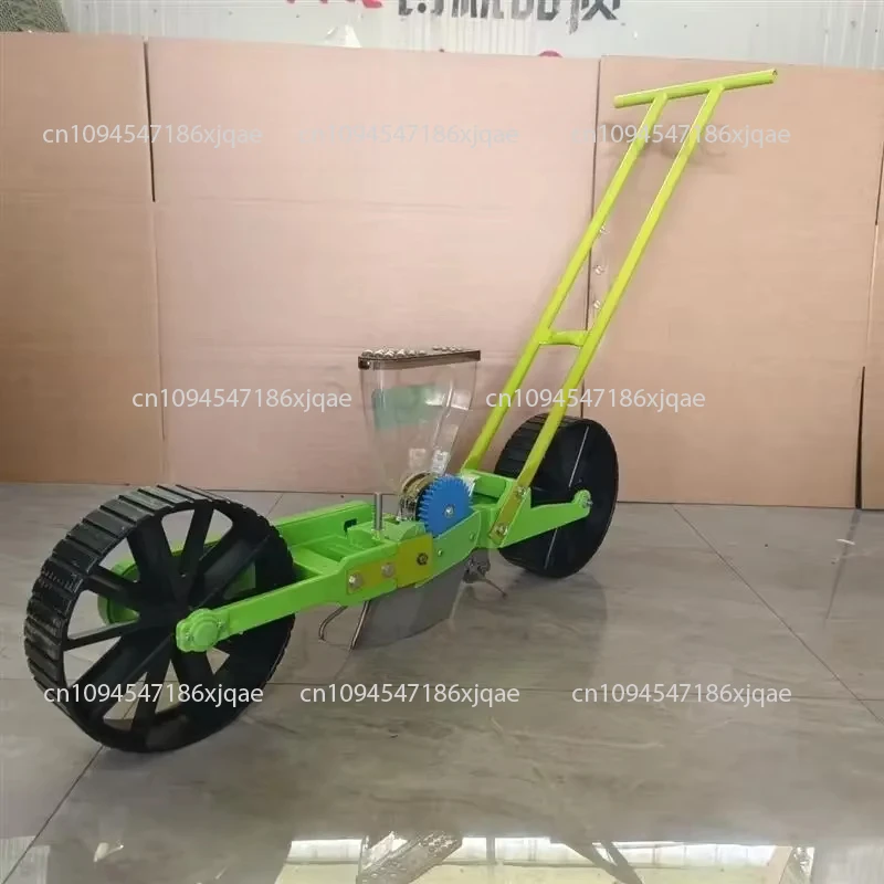 Small hand-push multi-functional vegetable precision seeder