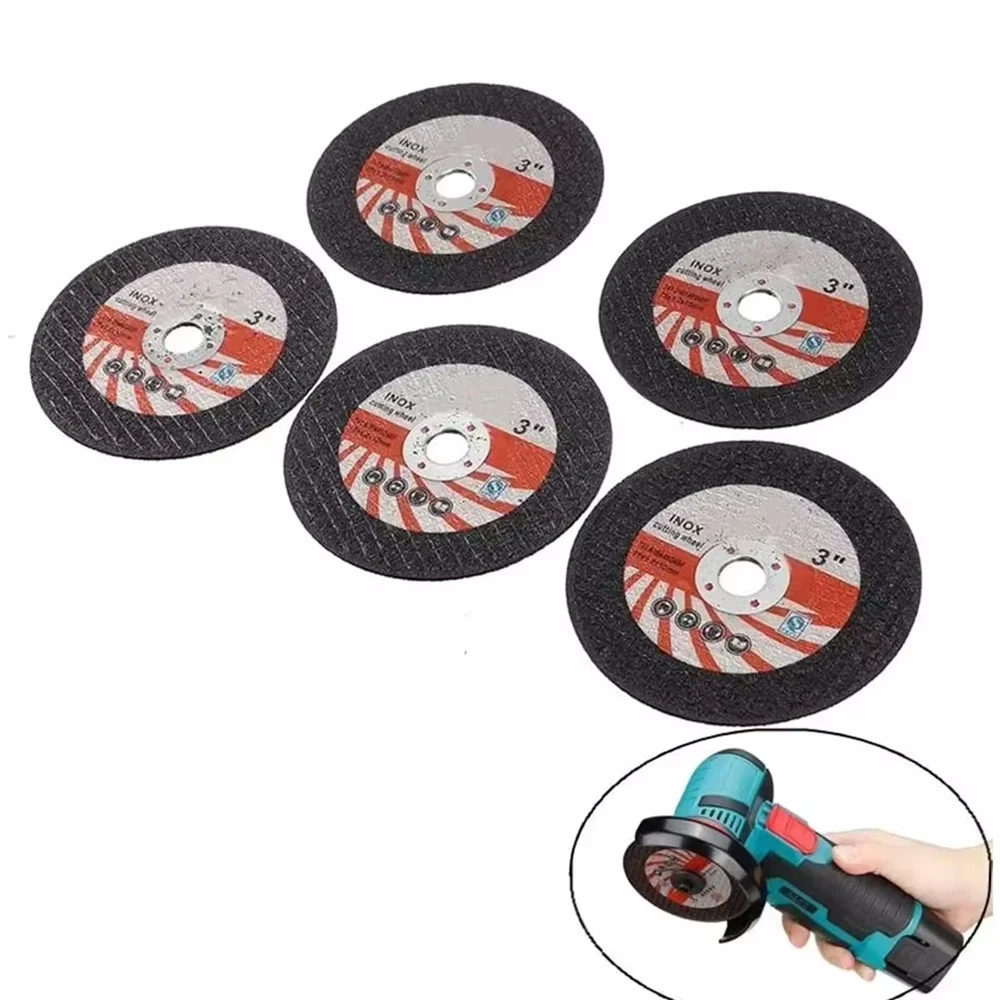 20pcs Mini Cutting Disc Circular Resin Grinding Wheel 75mm Diameter 10mm Bore Grinding Disc Diamond Saw Blade For Angle Grinder
