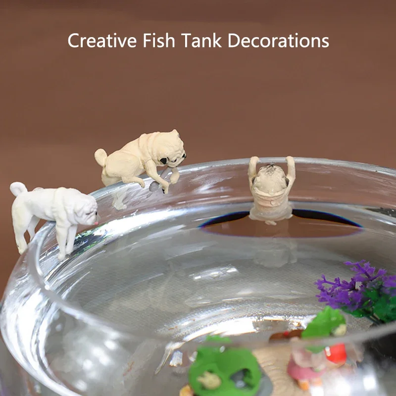 Aquarium Animal Decorations Small Fishing Cat Miniature Figurines Set for  Freshwater Saltwater Fish Tanks Decor - AliExpress