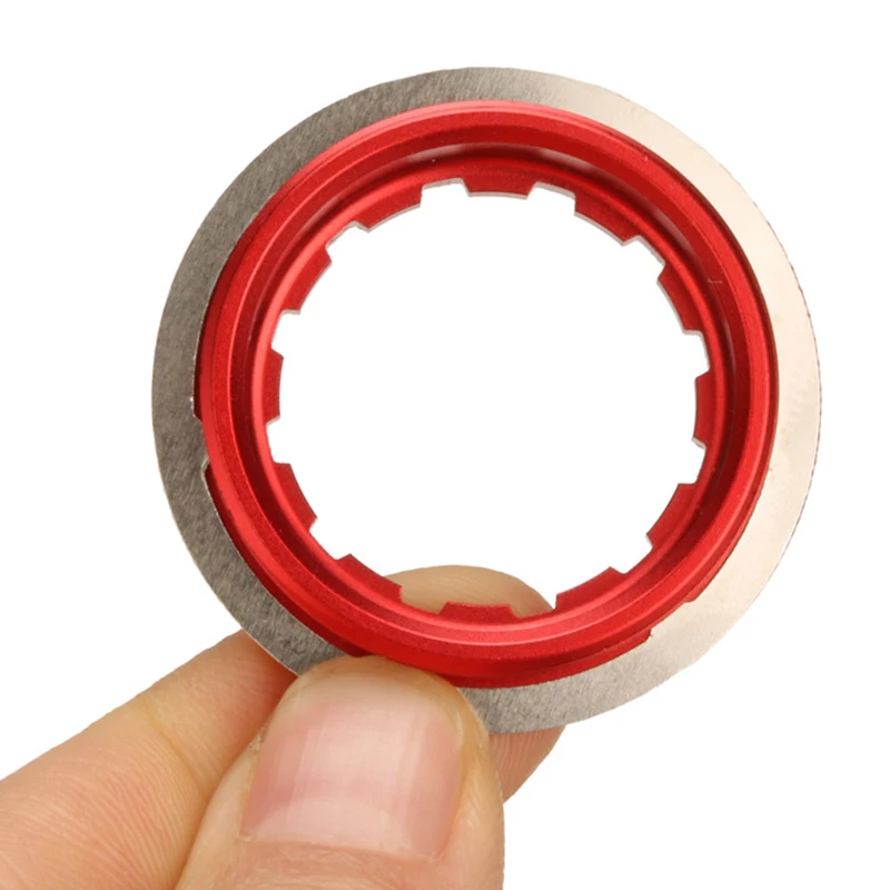 Viaron Bike Cassette bicycle cassette 11 Speed Flywheel Lock Cap UltraLight Aluminum Alloy Locks Ring MTB Road Bicycle For Shimano SRAM