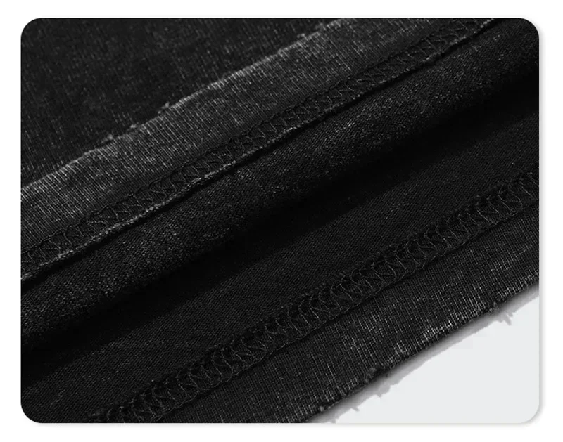 Description Picture 5 of item2024 New Berserk Anime Print, Vest Summer, Cotton Vest Men's Washed Retro Sleeveless T-Shirt Ins