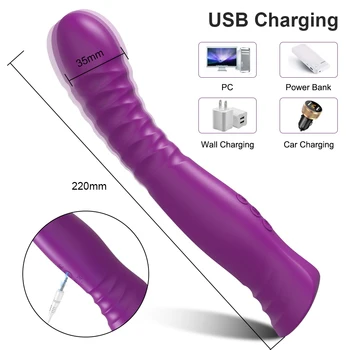 Powerful 10 Modes Sex Toy Dildo Vibrator For Women G-Spot Massager Clitoris Stimulator Silicone Vibrator Female For Adults 18 5