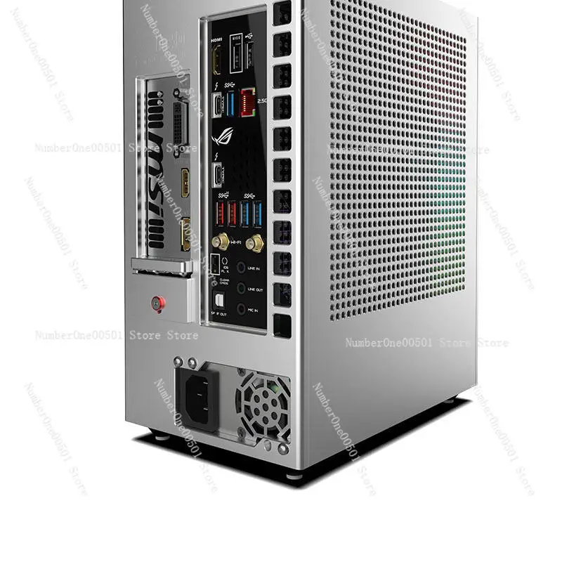 Lzmod mini F1-1U 2.0 ITX Dual-Slot Discrete Graphics Case – Compatible with Colo