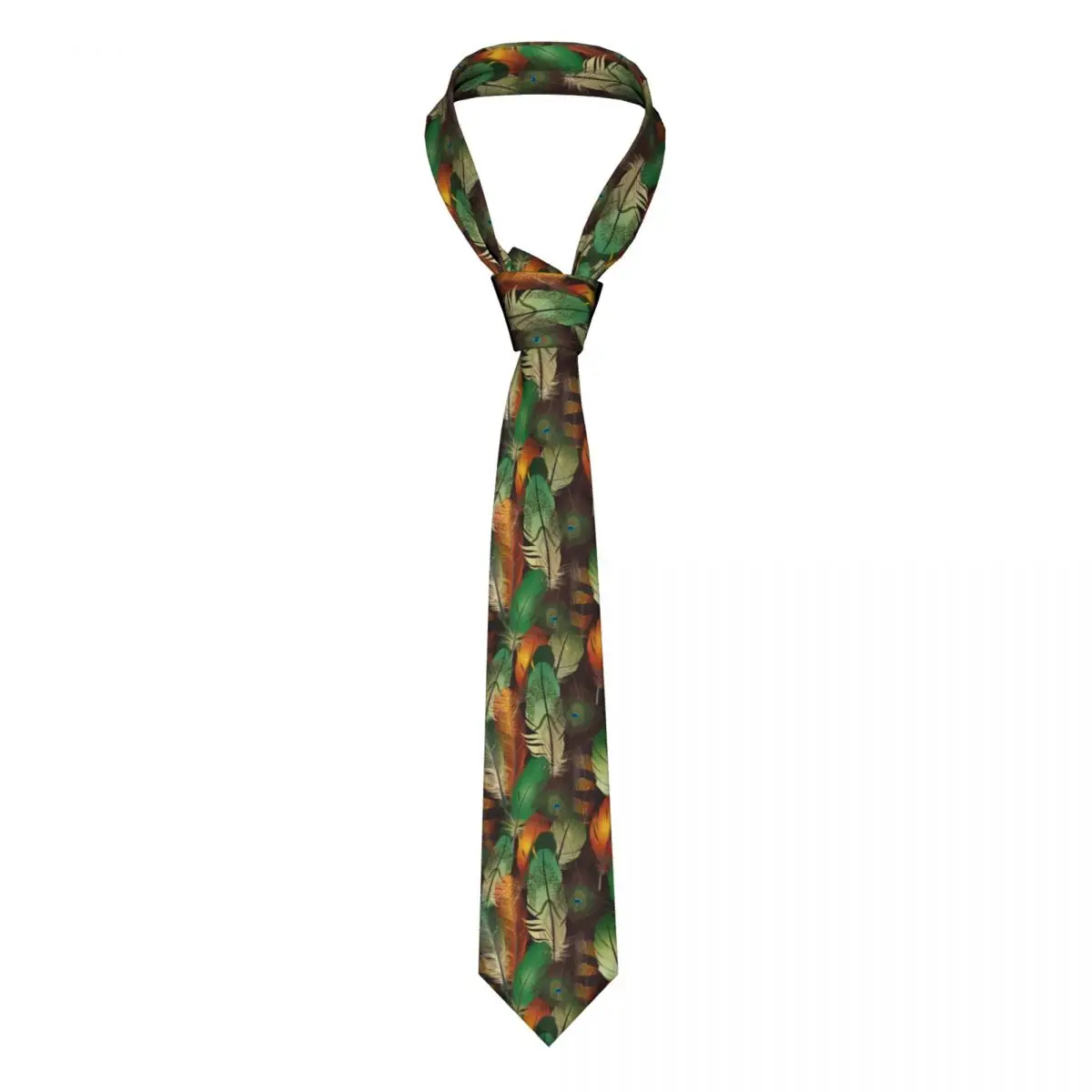 

Feathers Pattern Tie For Men Women Necktie Tie Clothing Accessories
