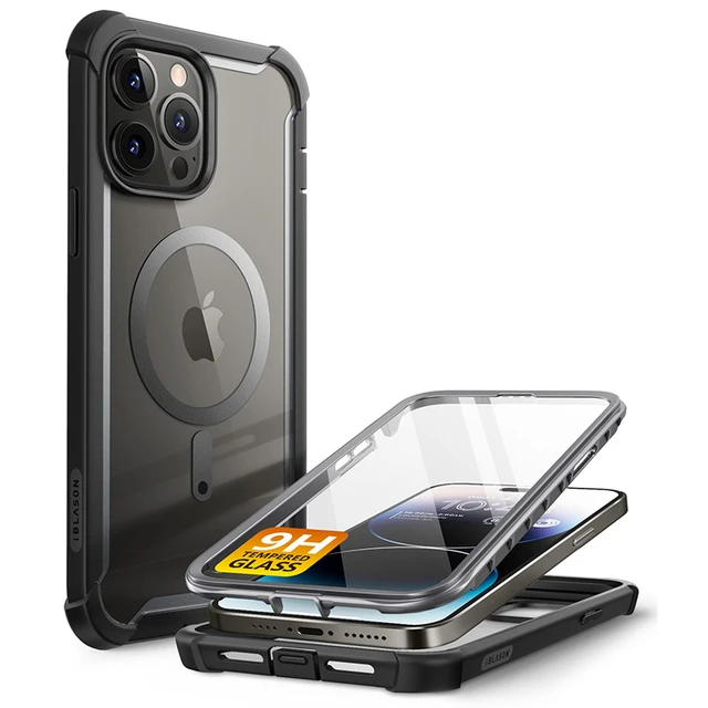 Funda para iPhone 14 Pro Max de 6,7 (2022), I-BLASON Ares Mag, doble capa,  resistente, con Protector de pantalla de vidrio templado - AliExpress