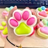 1Pcs Soft Sticky Stress Relief Relax Toys Squeeze Cat Paw Toys Decompressing Pinching Cat Paw PU Slow Rebound Toy 3