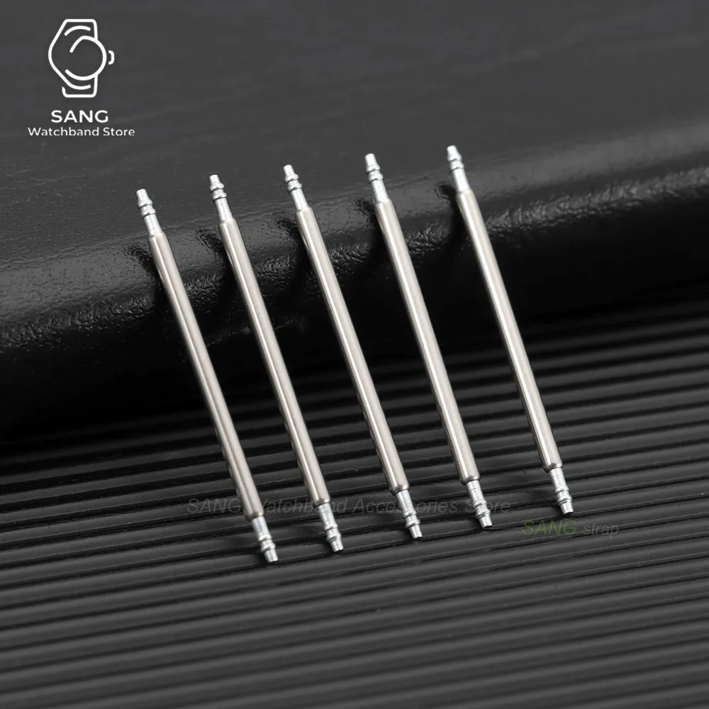 Stainless Steel Spring Bars Strap Link Pins Set - 20 Pieces, Various Diameters and Lengths