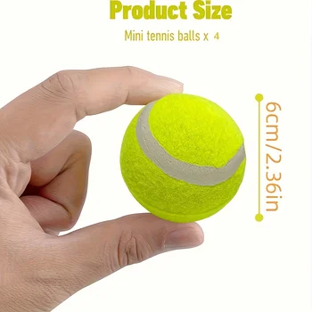 12 packs of small dog tennis balls, pet toys for playing and training 3