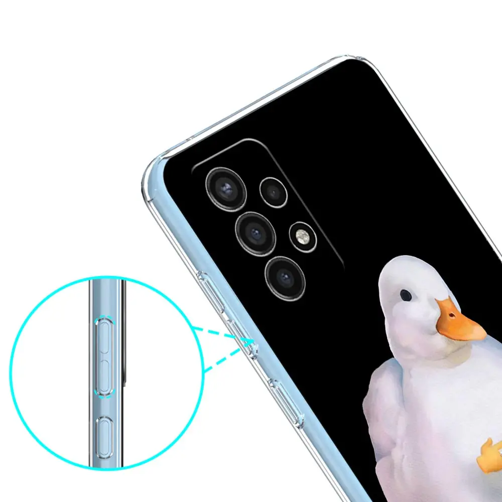 Cartoon Doubt Duck Phone Case Cover