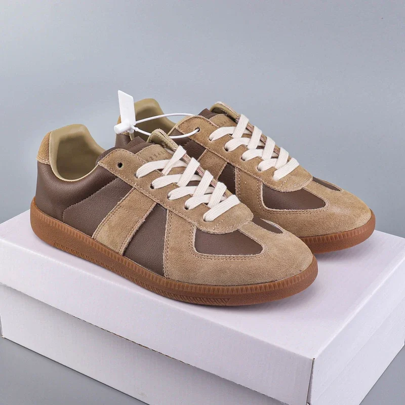 Men's and women's shoes, summer versatile shoes, genuine leather sports retro casual fashion shoes