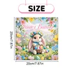 Adult Picture Book: Enchanting Easter Bunny Coloring Book with Dreamy Scenes for Relaxation and Creativity 2