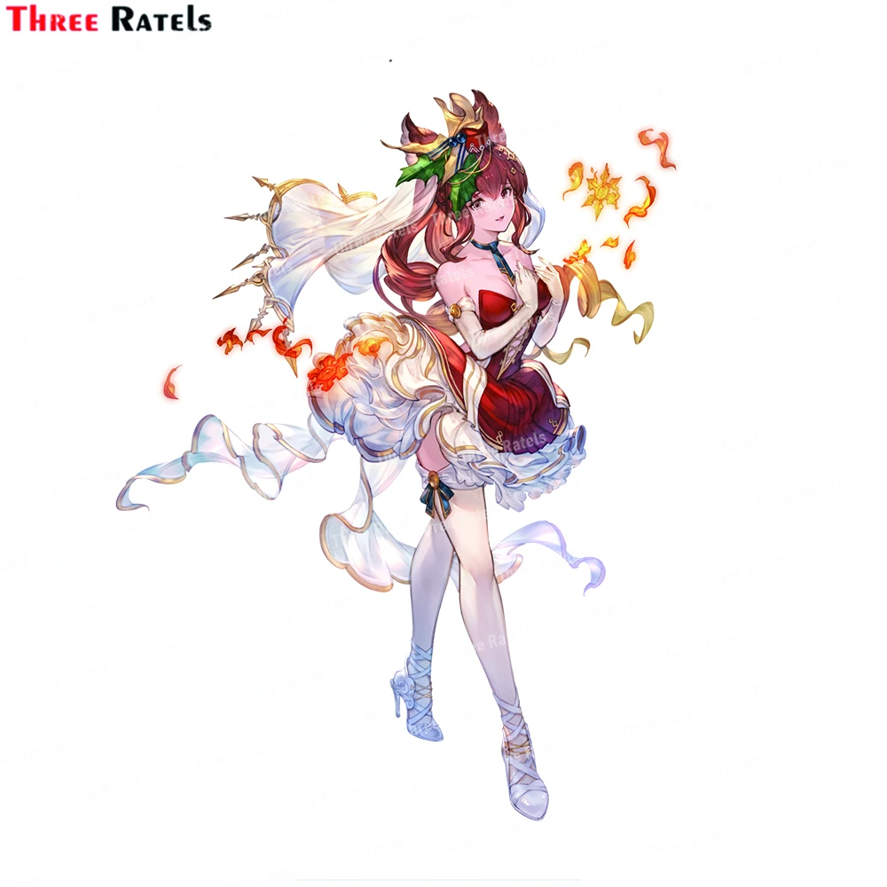 Tre Ratels I244 Anthuria Granblue Fantasy Occlusione Scratch Fai Da Te Materiale Vinilico Decor Sticker Materiale Vinilico Decalcomanie Impermeabili