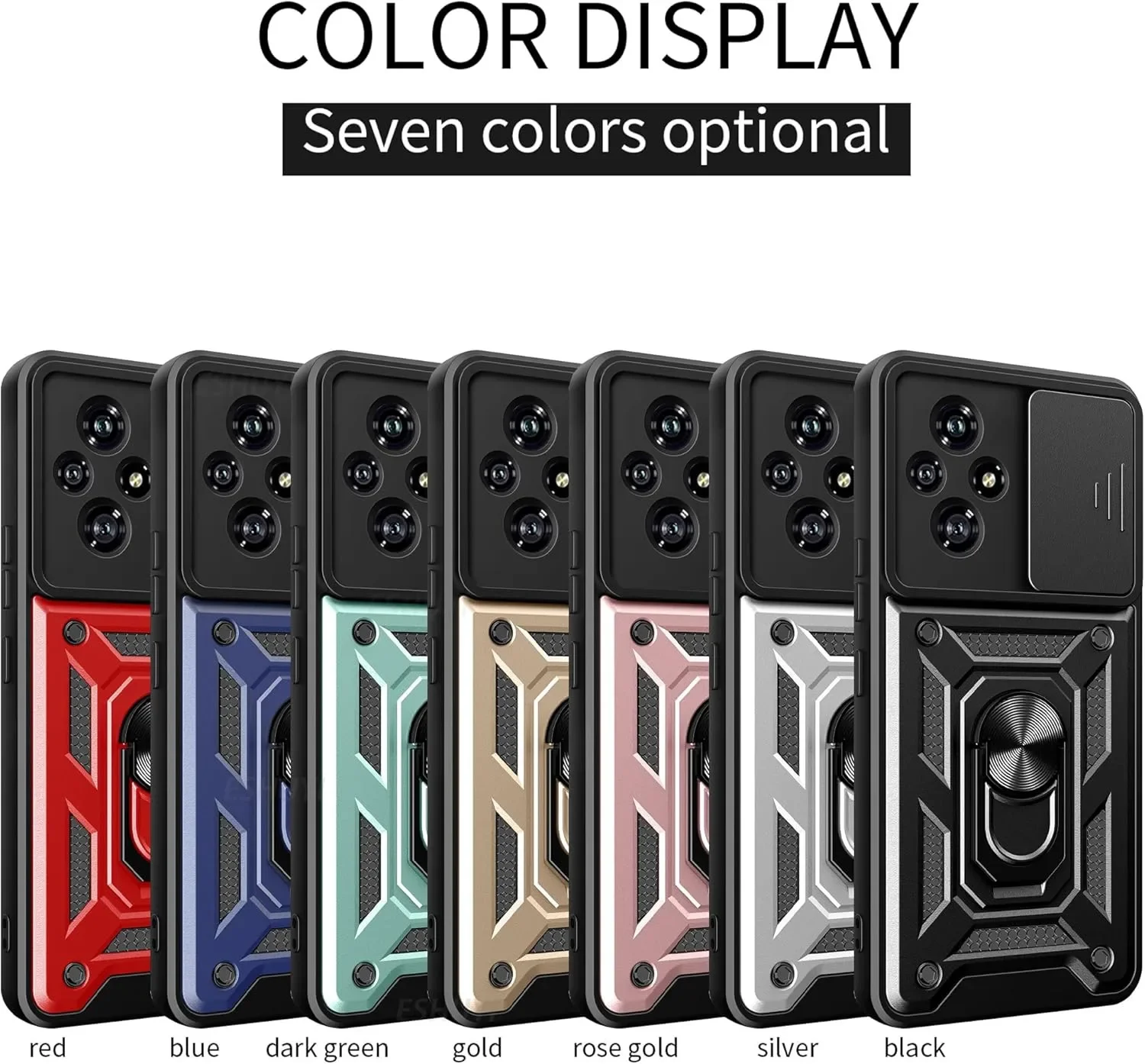 حافظة دروع مع حلقة حماية للعدسة ، حامل مغناطيسي ، غطاء لشرف توي لايت ، شرف