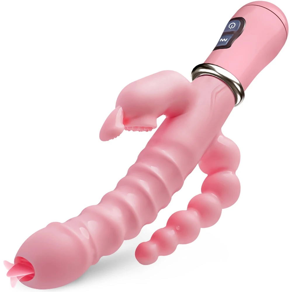 Rabbit G Spot dildo vibrator for women clitoris clit sucker