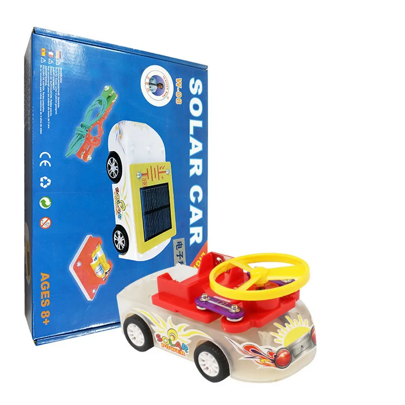 

New Energy Electric Car Children's Gift Car Toy New And Unique Multifunctional Solar Car Toy Electronic Building Block Toy