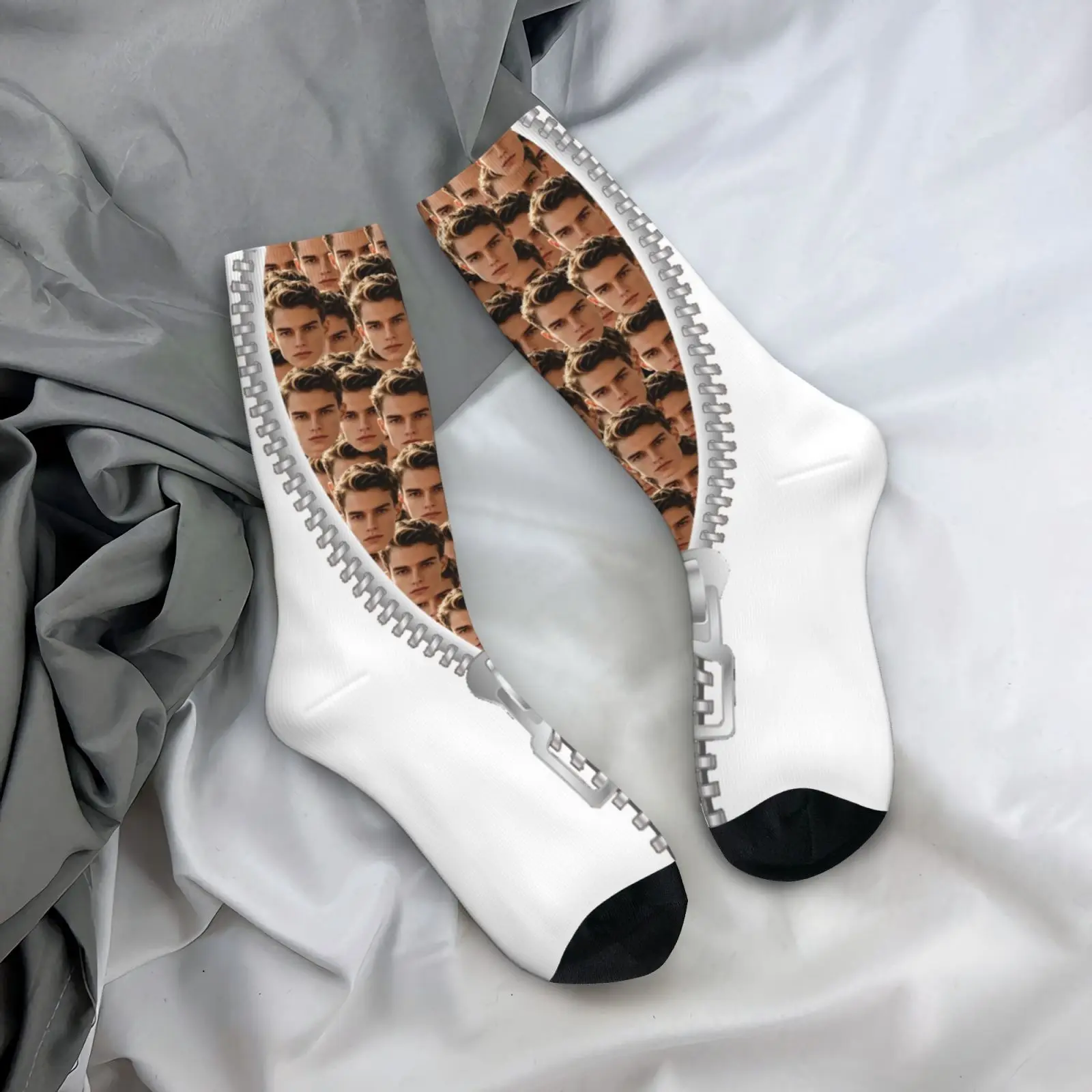Personalized Photo Face Socks – Unique Crazy Funny Gift for Holidays and Special Occasions