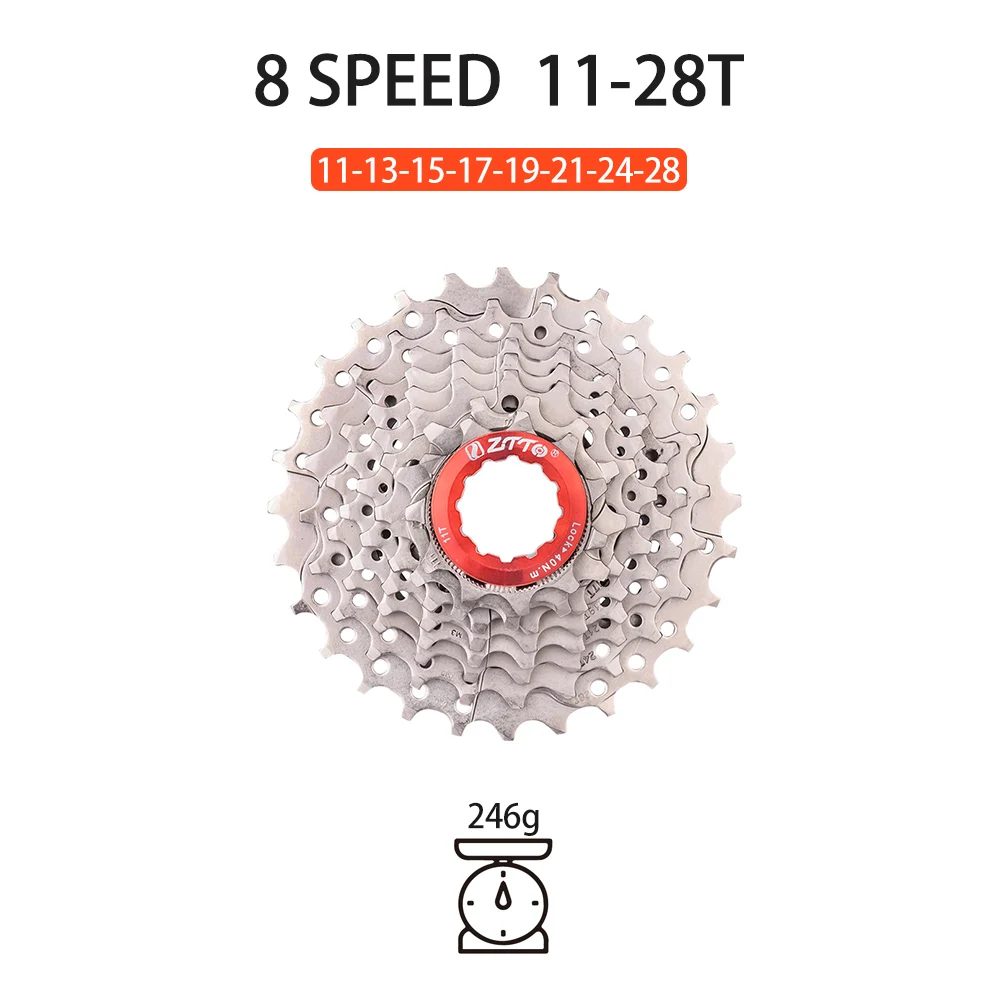 ZTTO 8 スピードロードバイク MTB カセット 11-25 11-28 11-36