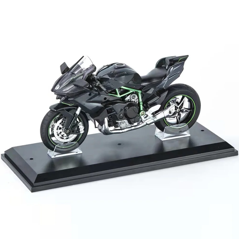 2 Pcs 1:12 Motorcycle Model Base Display Stand Support Holders Storage Shelf for Office Plastic