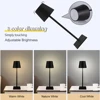 Wireless Bottle Table Lamp Touch Control of 3 Colors and Stepless Dimmable Desk Night Lamp for Bar Wine Bottles Vases Light 6