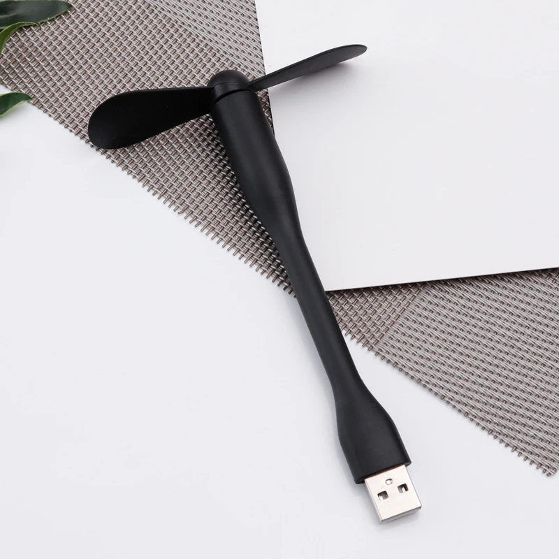 Hot Selling USB Mini Fan Detachable Flexible Portable USB Fan Suitable for All Power Output Gadgets Summer Cooling Artifact
