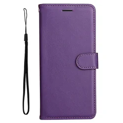 Chic Flip Wallet Case with Hand Strap - Adorable Design for Honor X9A (Purple)