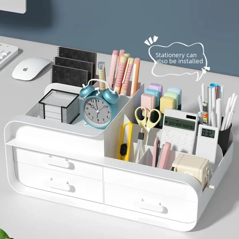 Desktop Makeup Organizer Cosmetic Storage Box Jewelry Nail Polish Drawer Organizer Container Lipstick Sorting Sundries Cases 5