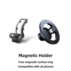 Enhanced Magnetic Wireless Charger Car Phone Mount with 360° Rotation and Air Vent Design (Magnetic holder)
