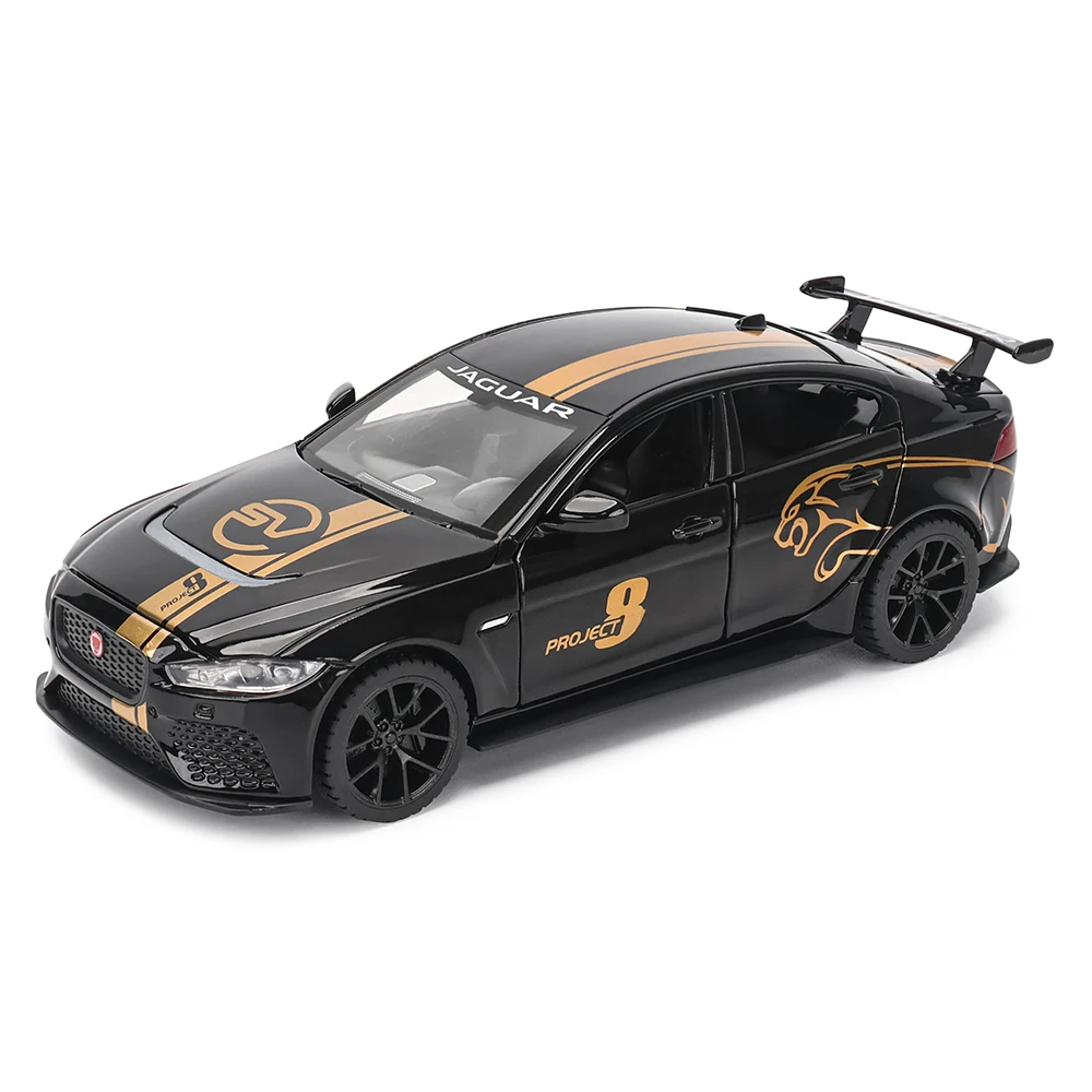 1: 32 Jaguar PROJECT 8 alloy car model static die-casting car
