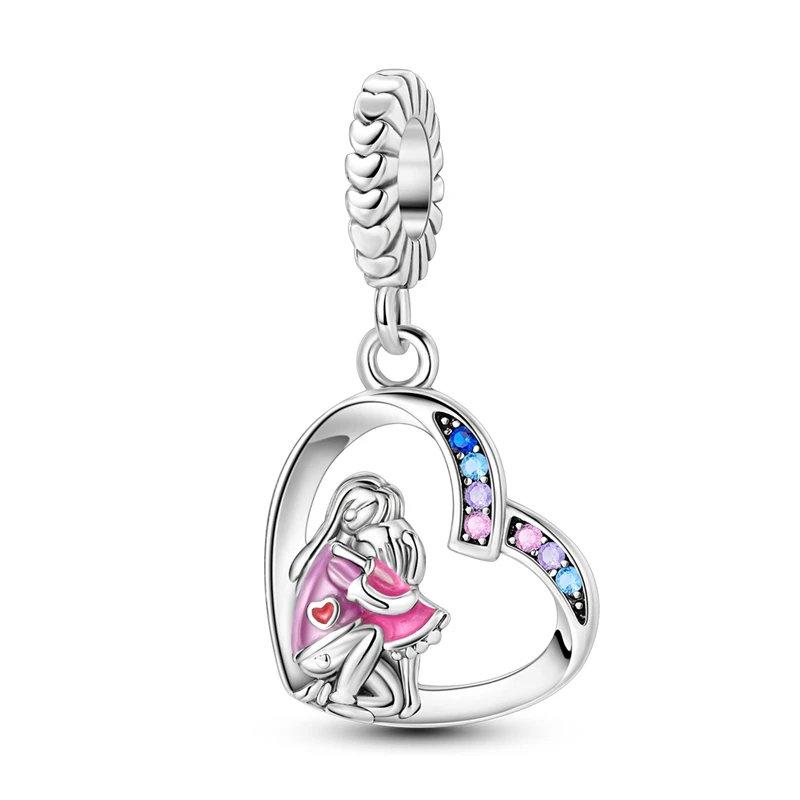 Браслет Pandora женский из серебра 925 пробы, с Шармами