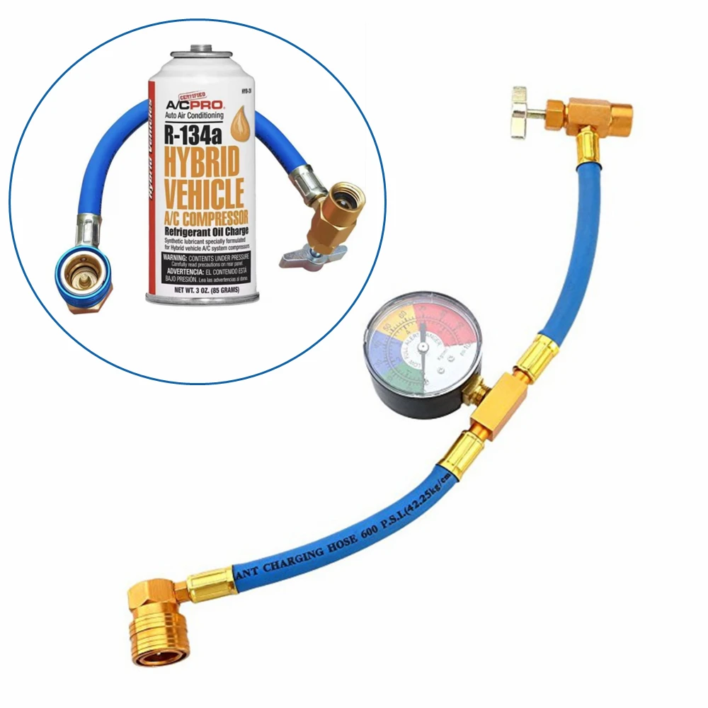 r134aRefrigerantGasRechargingKitCarAirConditionerGasRefill