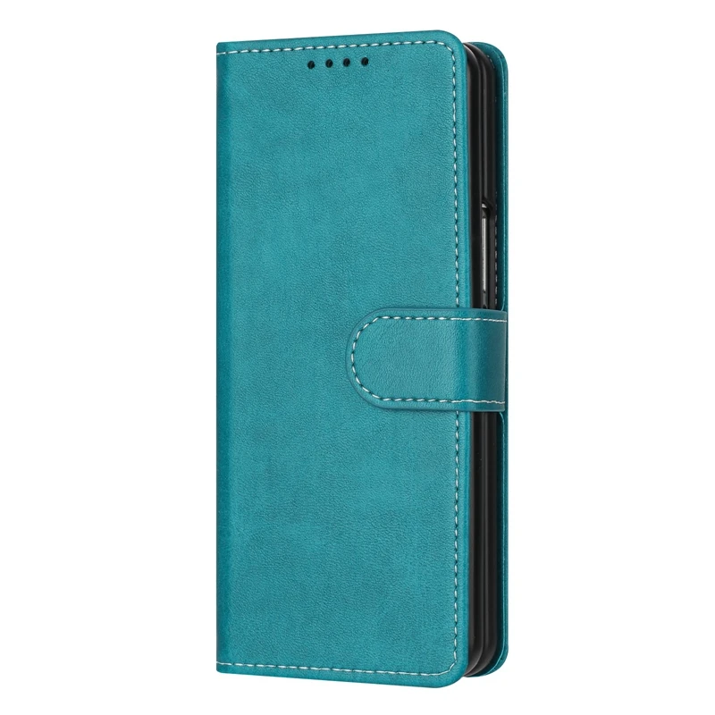 Solid Color Flip Wallet Phone Case – Leather Etui Cover