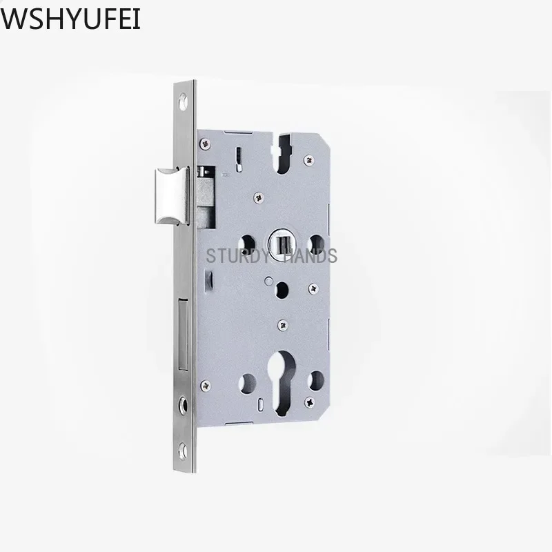 WSHYUFEI Stainless Steel Lock Hardware Door Split Lock Body Wooden Door Lockcase Metal Indoor Interior Body