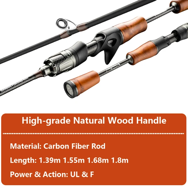 경량, 민감하고 다용적인 UL 낚싯대로 물고기 잡는 즐거움 극대화