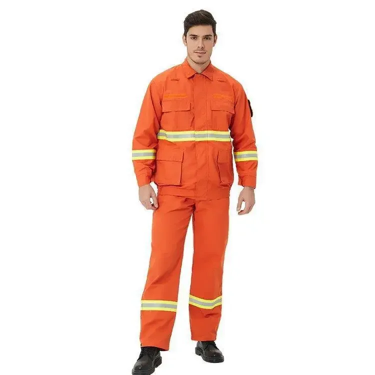 Aramid Wildfire Suppression Clothing Split Emergency Clothing High Temperature Resistant Fire Fighting