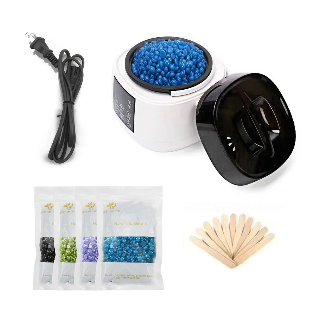 Professional Home Waxing Kit Hair Removal Wax Heater Electric Wax Pot Machine