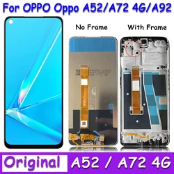 Bloc écran tactile LCD de remplacement, 6.5 pouces, pour Oppo A92 A72 4G A52 CPH2059 CPH2061 CPH2067, original