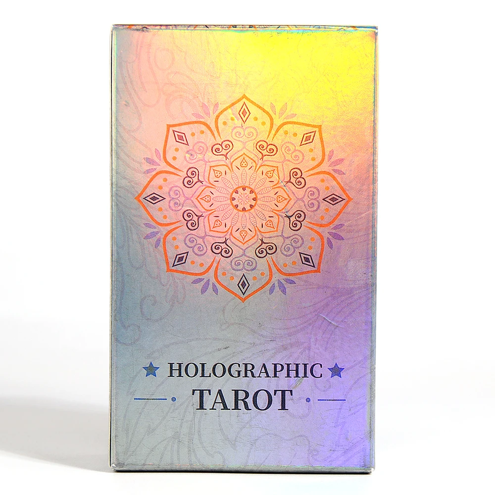 Waite Holographic Tarot Rainbow Cards Deck Flash Card Fortune Telling Divination Oracle Family Leisure Game With PDF Guidebook 3