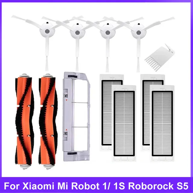 Основная боковая щетка для робота Xiaomi Mi 1/ 1S SDJQR01RR SDJQR02RR SDJQR03RR Roboeock E3, S4, S4 Max, аксессуары для пылесоса S5 1