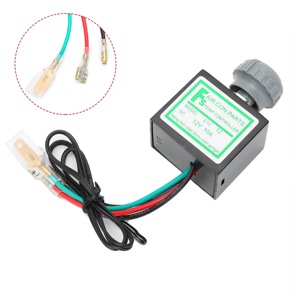 Engine Coolant Thermostat Thermostat Housing Cover 1Pcs 12V/24V Car Air Conditioner Electronic Thermostat Switch
