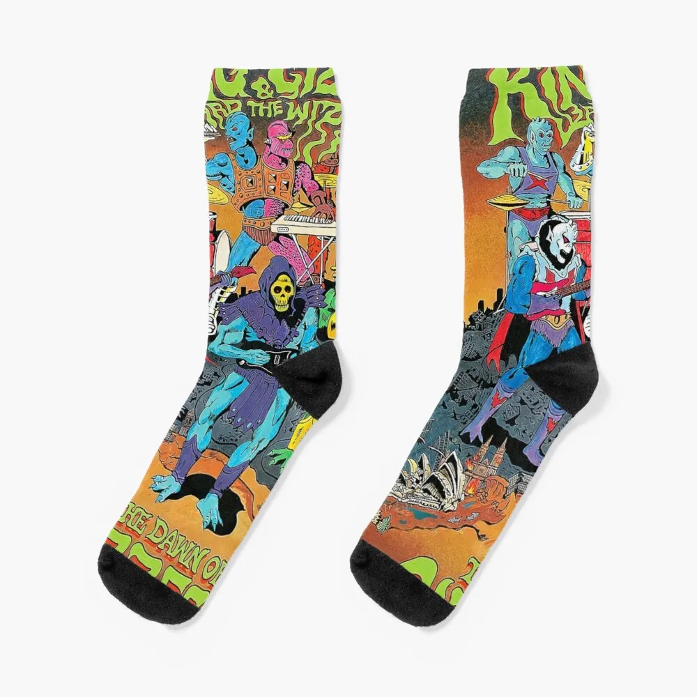 King Gizzard and The Lizard Wizard Dawn of Gizzfest Socks king crimson lizard lp