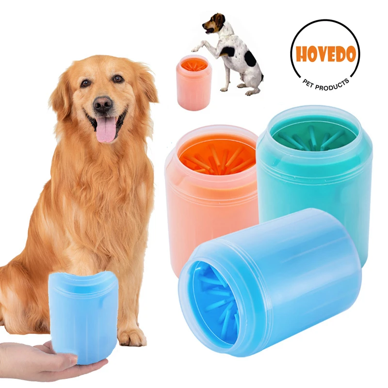 Dog Paw Cleaner Dog Paw Cleaner Cup Soft Silicone Combs Portable Outdoor Pet towel Foot Washer Paw Clean Brush Quickly Wash Foot Cleaning Bucket