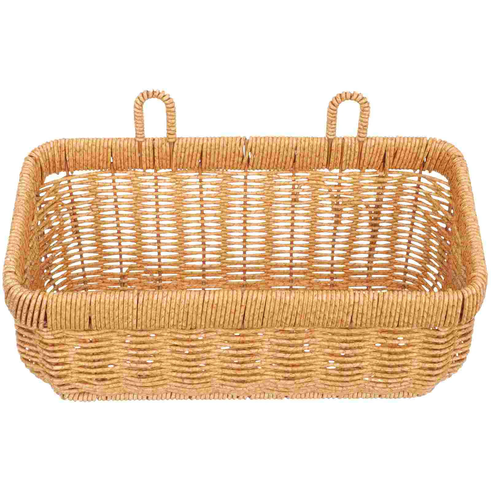 

Onion Basket Handwoven Basket Hanging Wall Onion Container Home Storage Basket