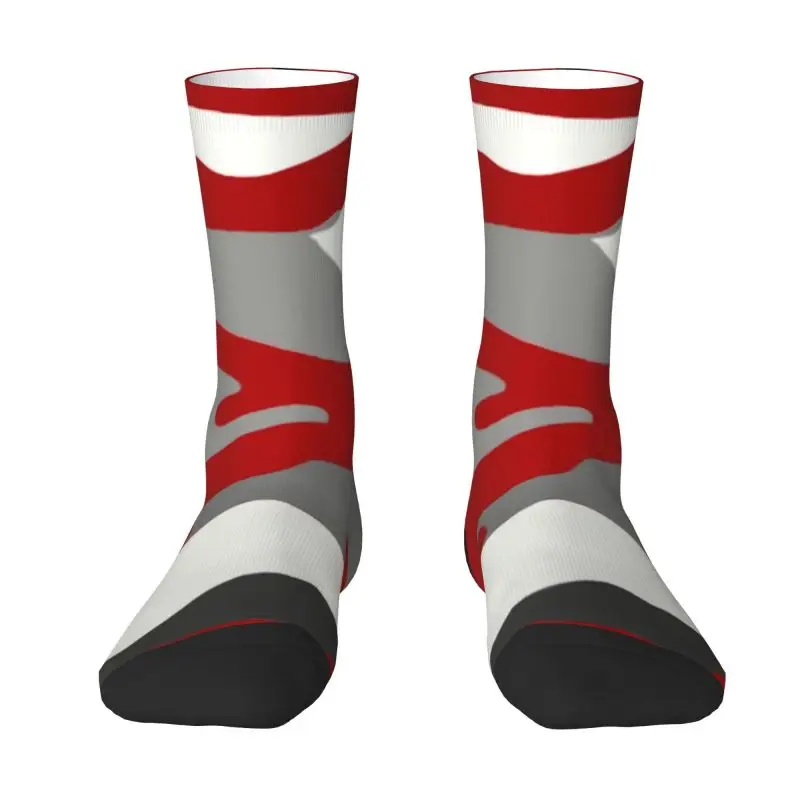 

Harajuku Red Camo Socks Women Men Warm 3D Printing Camouflage Sports Basketball Socks