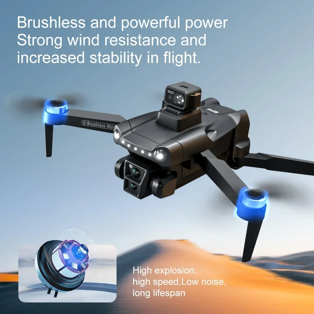 For Xiaomi V198GPS Drone ESC 8K Profesional HD Camera Brushless Obstacle Avoidance Aerial Optical Foldable Quadcopter Drone