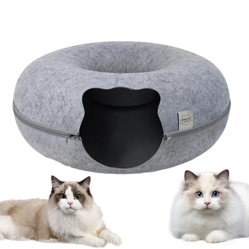 

Интерактивная игрушка для домашних животных, из фетра, с пончиком